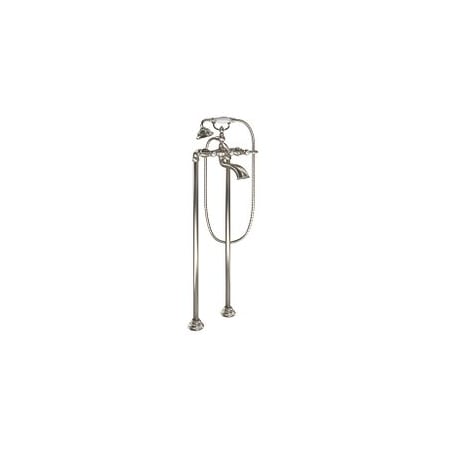 Moen Two-Handle Tub Filler Includes Hand Shower Brushed Nickel S22110BN